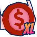 Shiny XL Flying Coin
