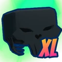 Shiny XL Ghost Skull