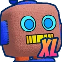 Shiny XL Giant Plush Robot