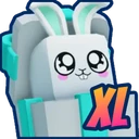 Shiny XL Giftbox Bunny