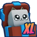 Shiny XL Giftbox Kitty