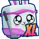Shiny XL Golfer Bunny