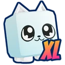 Shiny XL Ice Kitty