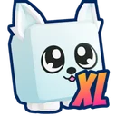 Shiny XL Ice Wolf