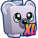 Shiny XL King Polar Bear