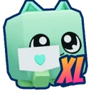 Shiny XL Letter Kitty