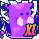 Shiny XL Love Candle