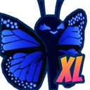 Shiny XL Monarch Moth