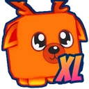 Shiny XL Orange Deer