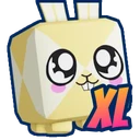 Shiny XL Paper Bunny