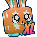 Shiny XL Patriotic Bunny