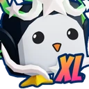 Shiny XL Patriotic Penguin