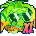 Shiny XL Pineapple Tourist