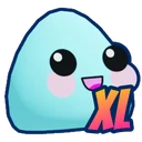 Shiny XL Pink Gumdrop