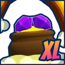 Shiny XL Pot O Gems