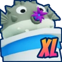 Shiny XL Pufferfish Tophat