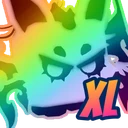 Shiny XL Rainbow Champion