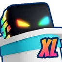 Shiny XL Rainbow Shock Tophat