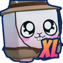 Shiny XL Researcher Bunny