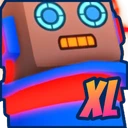 Shiny XL Robot Tophat