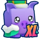 Shiny XL Royal Piggy