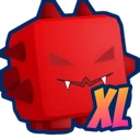 Shiny XL Ruby Golem