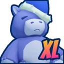 Shiny XL Santa Capybara Plushie