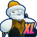 Shiny XL Santa Nert Plushie