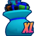 Shiny XL Santas Giftbag