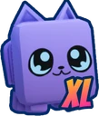 Shiny XL Skelly Kitty