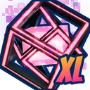 Shiny XL Tetra Cube