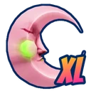 Shiny XL The Moon Card