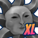 Shiny XL The Sun Card