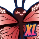 Shiny XL Venom Moth