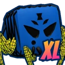 Shiny XL Webbed Spider