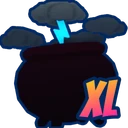 Shiny XL Witches Pot