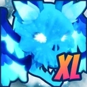 Shiny XL Wolf Skull