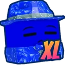 XL Blue Sparkletime