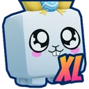 XL Bow Egg Bunny