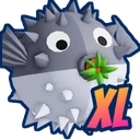 XL Carrot Pufferfish