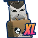 XL Crazy Cat Stack