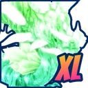 XL Emerald Crystal Dragon