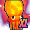 XL Fire Squid