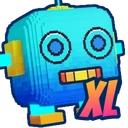 XL Giant Pixel Robot
