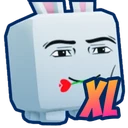 XL Man Face Bunny