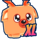 XL Orange Deer