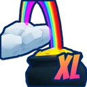 XL Pot O Rainbows