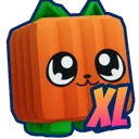 XL Pumpkin Kitty