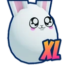 XL Round Egg Bunny