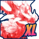 XL Ruby Crystal Dragon
